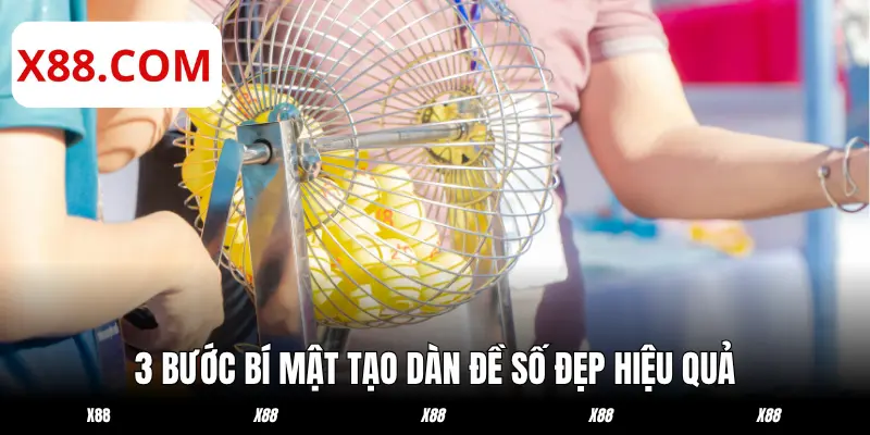 3 bước bí mật tạo dàn đề số đẹp hôm nay hiệu quả