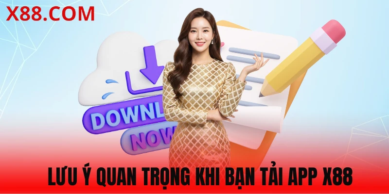 Lưu ý cần biết khi tải app X88 